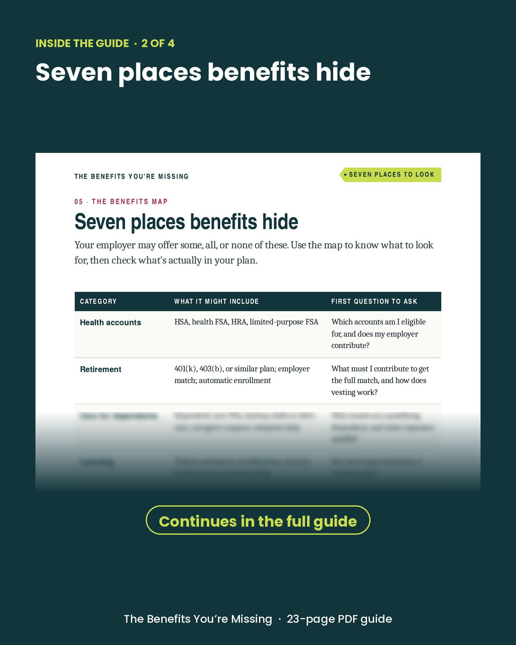 The Benefits You’re Missing