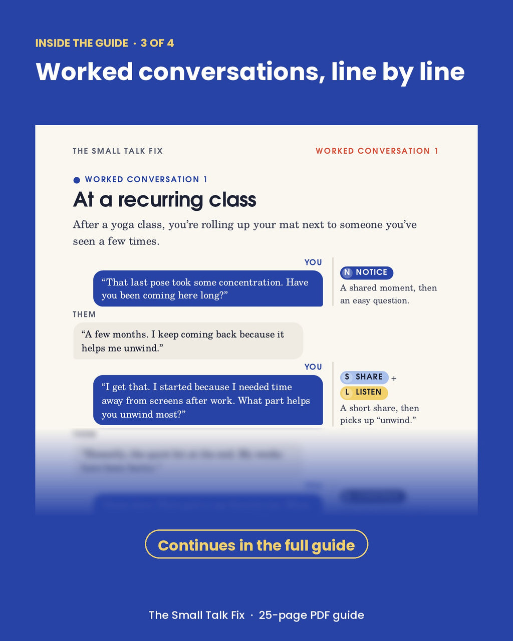 The Small Talk Fix